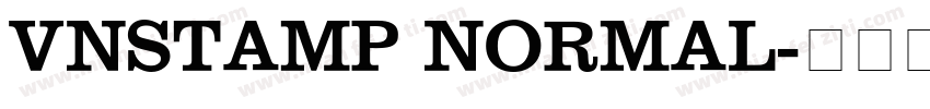 VnStamp Normal字体转换